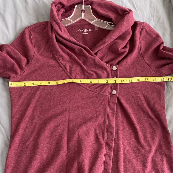 Danskin cowl neck wrap tunic top - Picture 7 of 10
